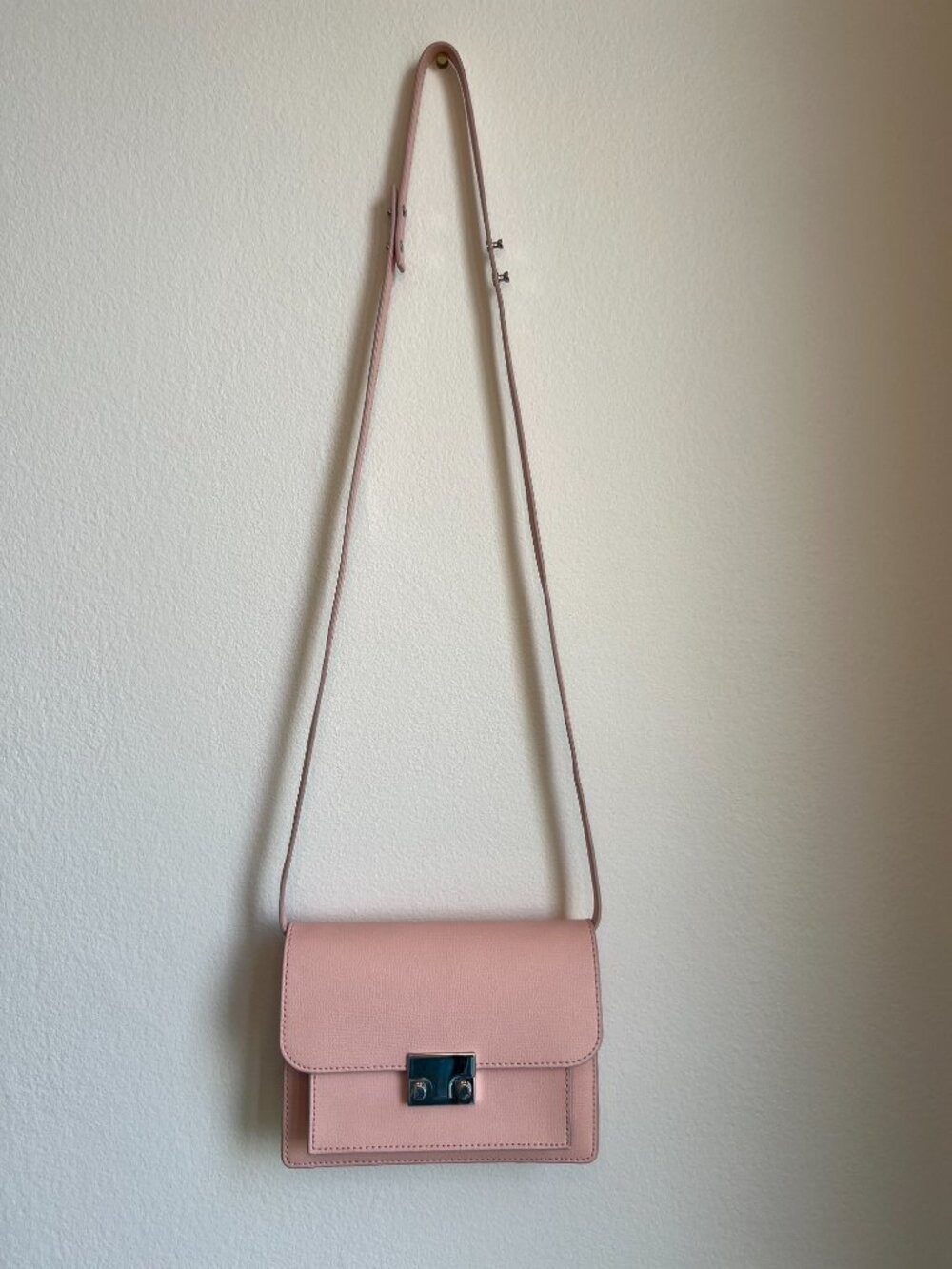 Loeffler Randall Mini Rider bag, light pink